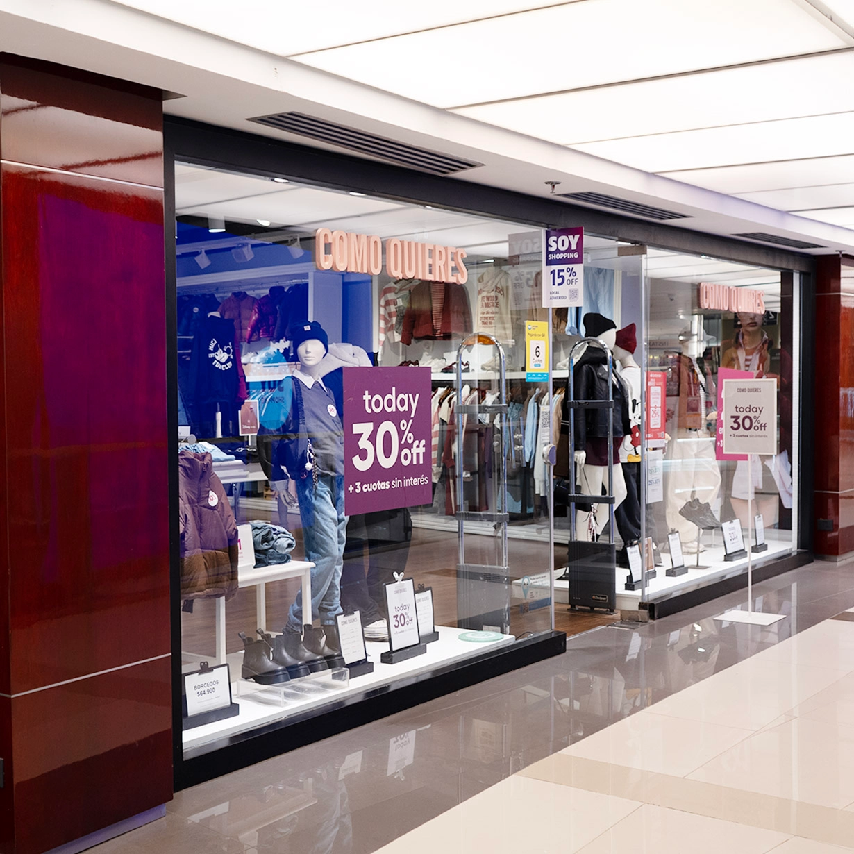 Centro comercialRecoleta Urban Mall marcas